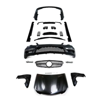 Front Rear Bumper Grille Headlight and Fender Body Kit for Mercedes Benz C-Class AMG C63 W204 2006-2013