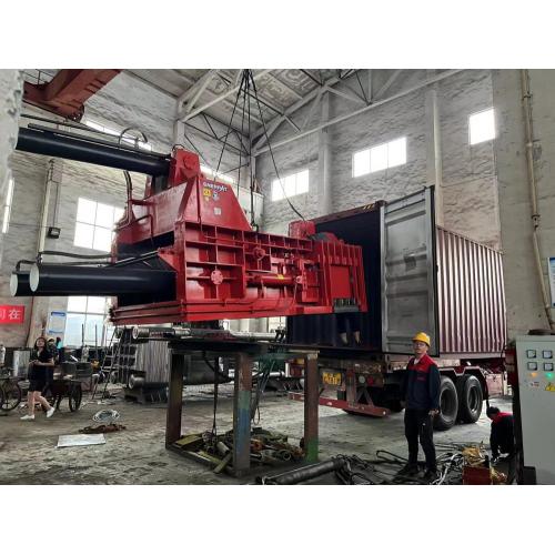 Hydraulic Metal Baler For Oil Drum Filter Scraps