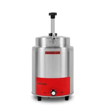 CE Electric Stainless Steel Sauce & Cheese Warmer Pump Dispenser