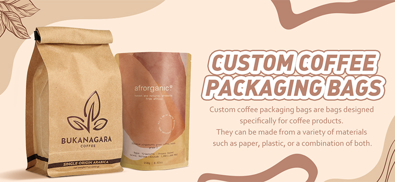 kraft paper coffee bag