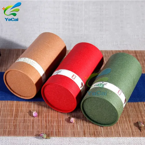 Free sample usda loose leaf tea box paper tube packaging in stock