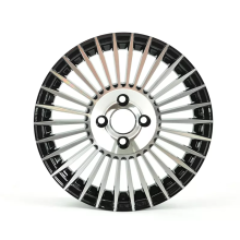 680 Hot 15 16 tum Hot Aluminium Alloy Wheel Black Machine Face Aftermarket Car Wheels