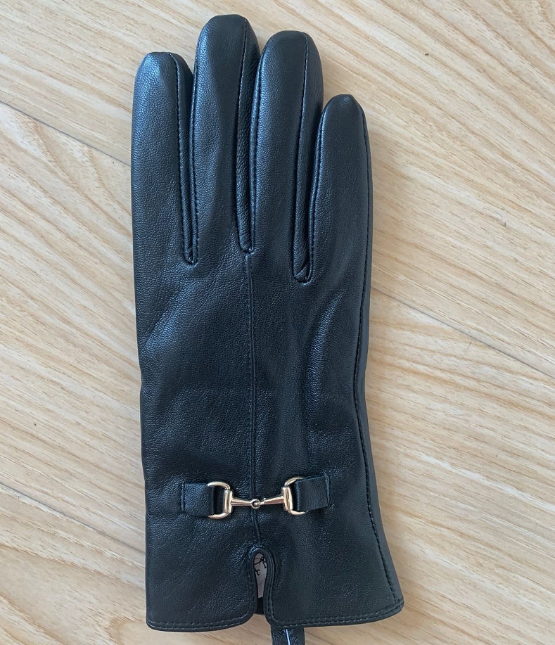 gants d&#39;hiver noirs pour hommes