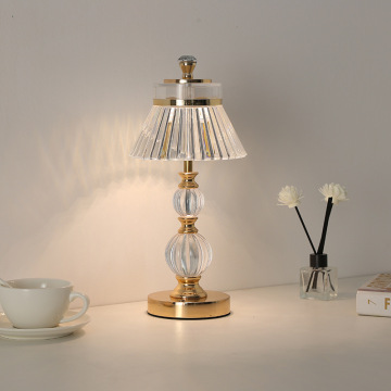 Lampe de table à LED de base ronde élégante et salon