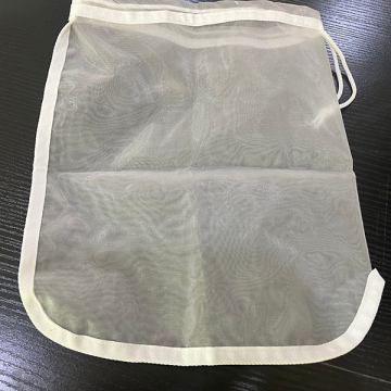 Reusable Nut Milk Bags - Fine Mesh Nylon Drawstring Bags for Milk, Coffee, and Tea Filtering