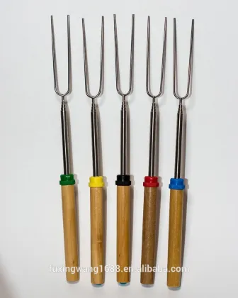 Marshmallow Roasting Sticks Telescopic BBQ Fork for Sausages, Campfire