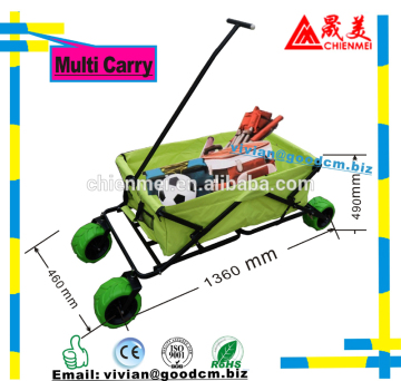 FOLDABLE BEACHCOMBER WAGON Extra Wide Wheels Camping Sports Festivals Gardens