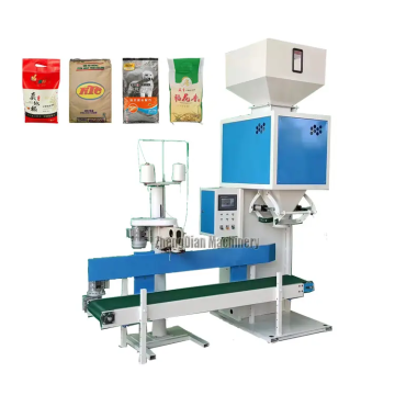 Ceramic Activated Carbon Powder Packing Machine / Combined Large Rice Bag Feed Bag Packing Machine
