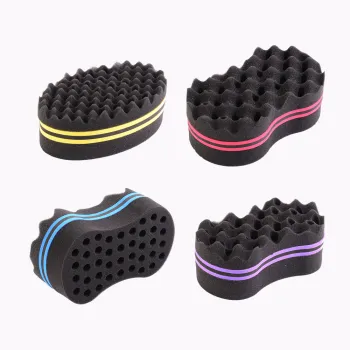 High Quality Double-Sided Wave Afro Curl Sponge & Cold Hair Rollers for Black Men