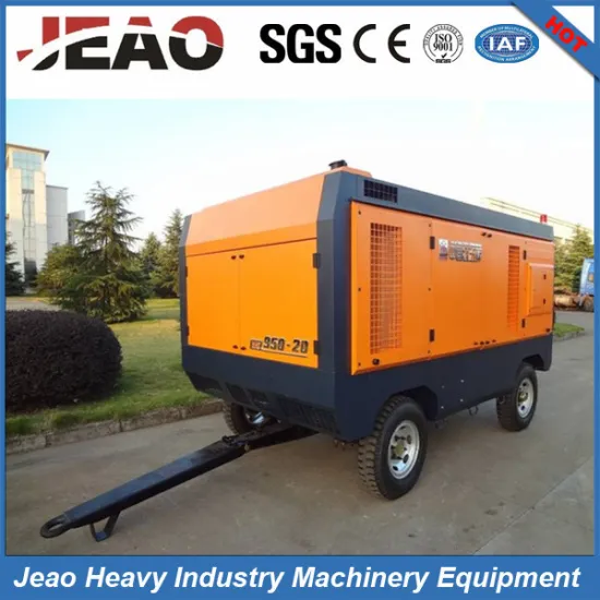 Hg980-24f Portable Diesel Screw Air Compressor for Water Well Drilling Rig