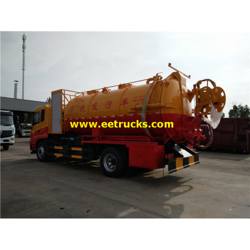 3000 gallons 4x2 Sewage Cleaning Suction Trucks