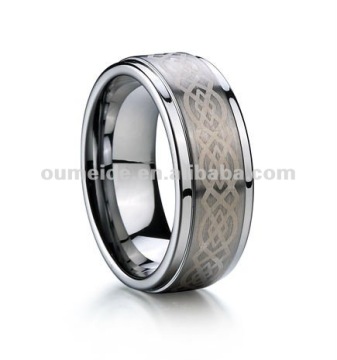 ger28177u Top Jewelry Tungsten Ring Factory--2013 design new Custom celtic 8mm 6mm tungsten rings