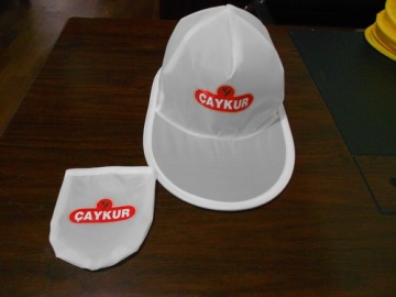 Promotional Foldable Polyester Caps W/ Pouch