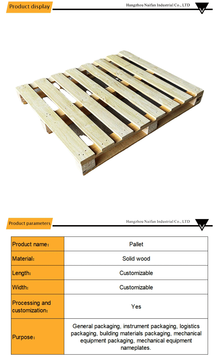 Non Fumigated Heavy Duty Pallet