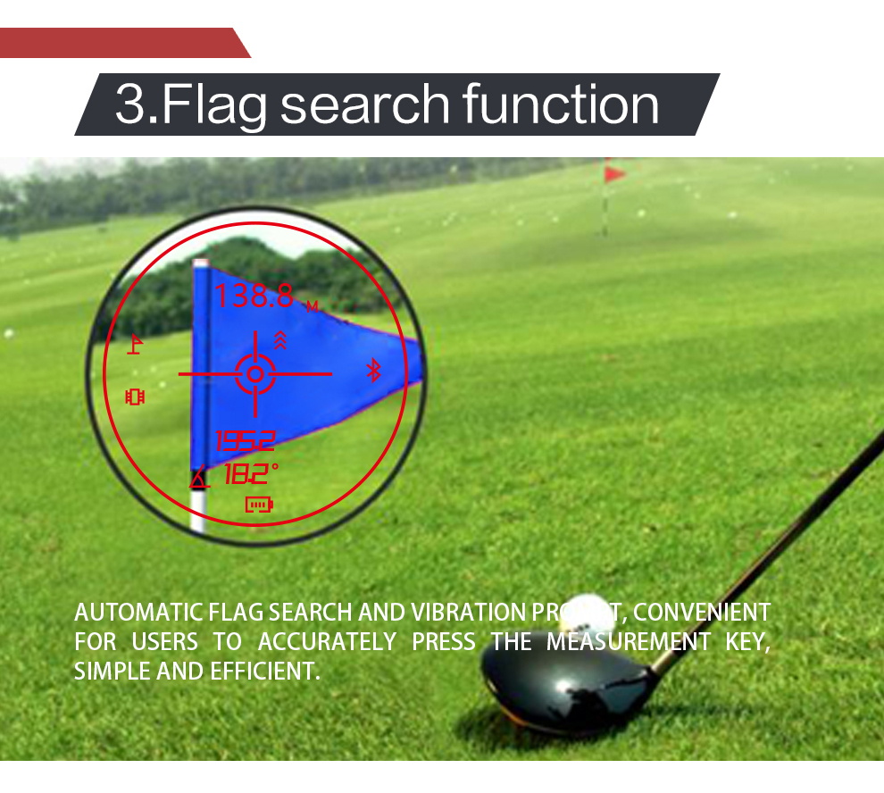Professional Golf Laser Rangefinder G2 With Flag Lock To 600yards, High Quality Professional
