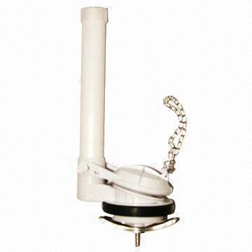 Flapper type flush valve