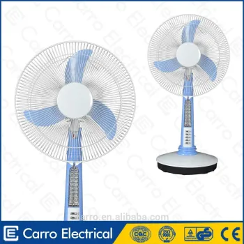 Carro Electrical 16inch 12v 35w rechargeable fan with led lights