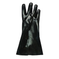 Guantes de protección personal de PVC negro 12 pulgadas