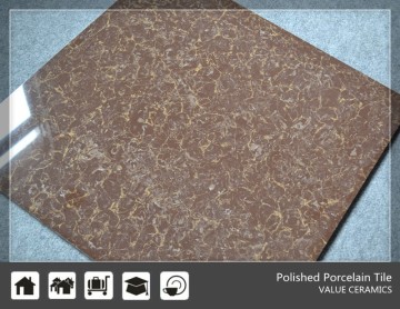 Coffee color polished porcellanato tile,pulati porcellanato floor tiles