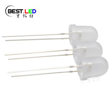 Super Bright 8mm Diffused LED Yellow 590nm