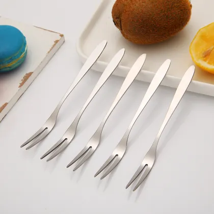 Stainless Mooncake Dessert Pastry Knife and Fork Set