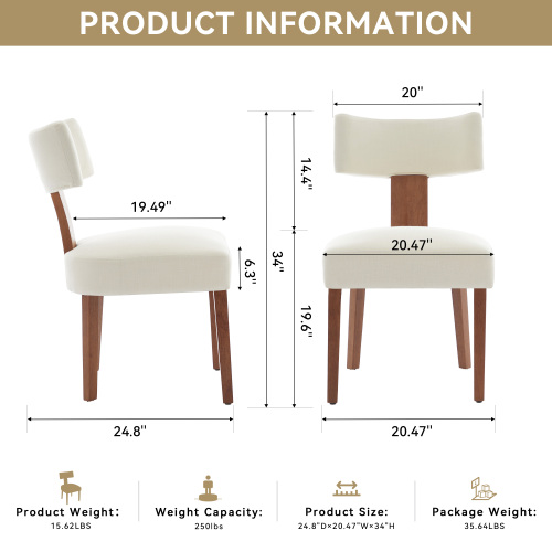 Modern Armless Dining Chairs