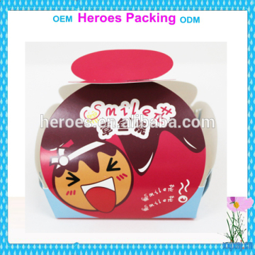 Trade Assurance Food Grade Cartoon Printing Small Snack Folding Paper Box