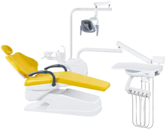 Premium Comfortable Dental Chair with LED Lamp and Integral Secure Design: Advanced Electric Dental Unit