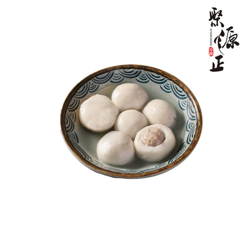 El Yapımı Domuz Eti ve Bambu Filizi Ucu Büyük Tangyuan