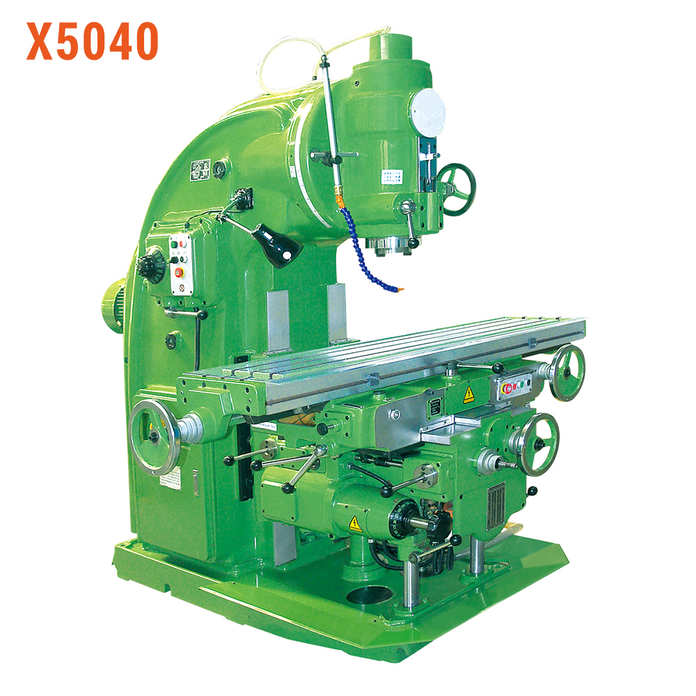 mechanical drive Common Milling machine for steel cutting