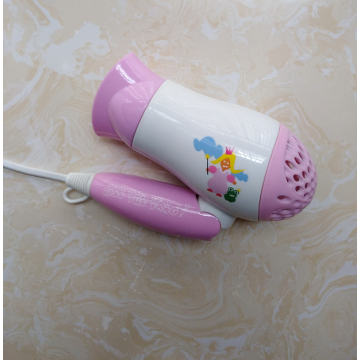 New Style 1200W Foldable Lovely Cartoon Children Hairdryer