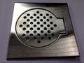 Scarico a pavimento quadrato in acciaio per bagno e cucina