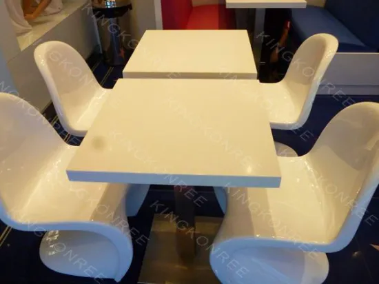 Kkr Artificial Stone Table Series Dinning Acrylic Solid Surface Tables Marble Table Tops
