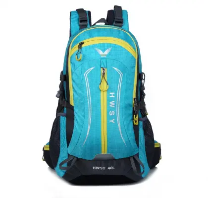 Waterproof camping colorful sports backpack