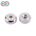 Nickel Plating pot magnet with screw hole