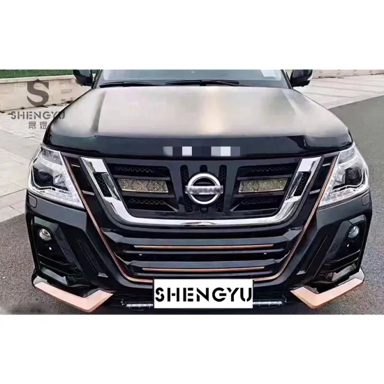 LIMGENE Style Car Body Kit Bumper Grille Upgrade for Nissan Patrol 2010-2019