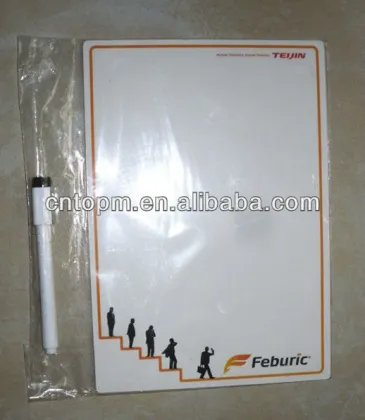 Printing magnetic writing white board with pen
