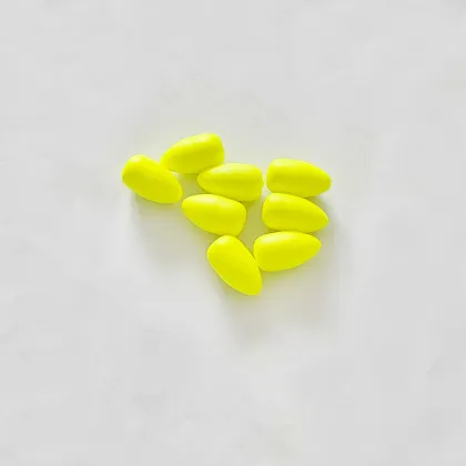 CHXFOAM Hard Chartreuse Styrofoam Floats for Fishing Accessories