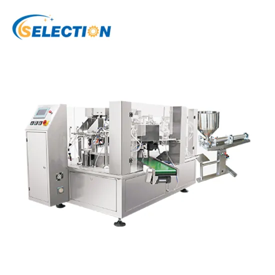 ZJR-200Y Premade pouch liquid sauce rotary packaging machine