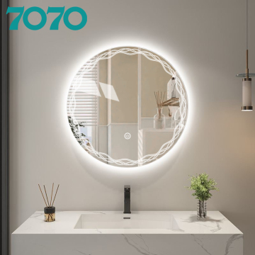 Double Touch Intelligent LED Sensor Bathroom Wall Hung Mirror