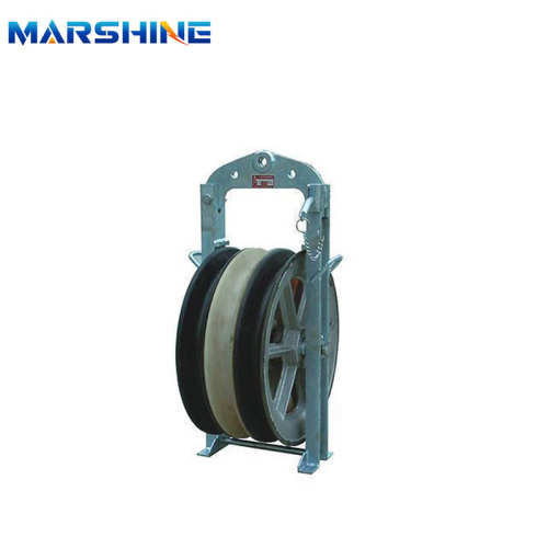 Large Diameter Cable Pulley Block Nylon Steel Sheave