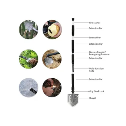 Folding Shovel Camping Outdoor Spade Shovel