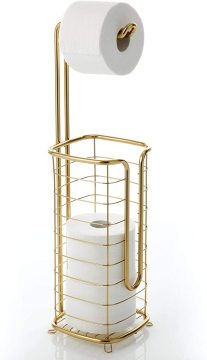 Metal Freestanding κάτοχος χαρτιού τουαλέτας
