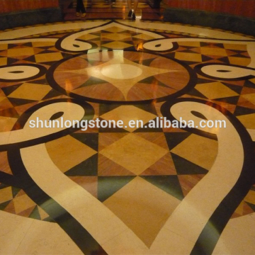 Water jet marble medallion Project,marble medallion tile