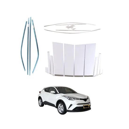 OEM Chrome Plated Stainless Steel Window Decorative Strips for Toyota 2018 C-HR