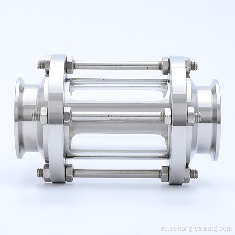 Vidrio de visión de tubería de alta temperatura de acero inoxidable