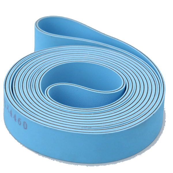 Ceinture plate en caoutchouc pour machine à coller de boîte