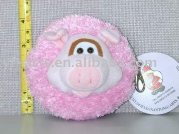 pink pig purse,plush toys,stuffed toys