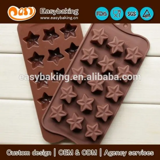 China factory supply flower custom silicone chocolate molds in cake tools