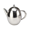 Silver stainless steel tea pot kettle